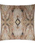 Leonna Topaz Glam Brown Copper Large Throw Pillow With Insert - Uptown Sebastian