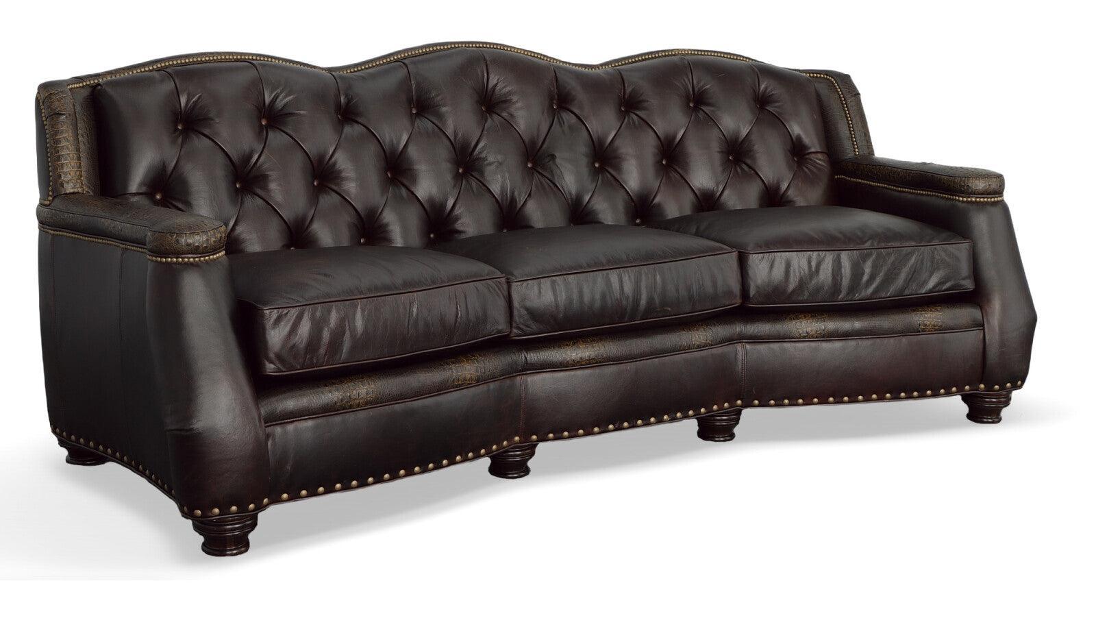 Liberate with Liberty - Custom Leather Sofa - Uptown Sebastian