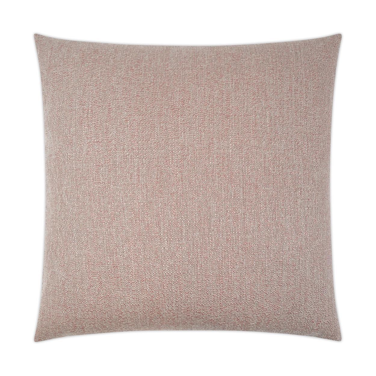 Lolly Rose Solid Blush Large Throw Pillow With Insert - Uptown Sebastian