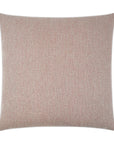 Lolly Rose Solid Blush Large Throw Pillow With Insert - Uptown Sebastian