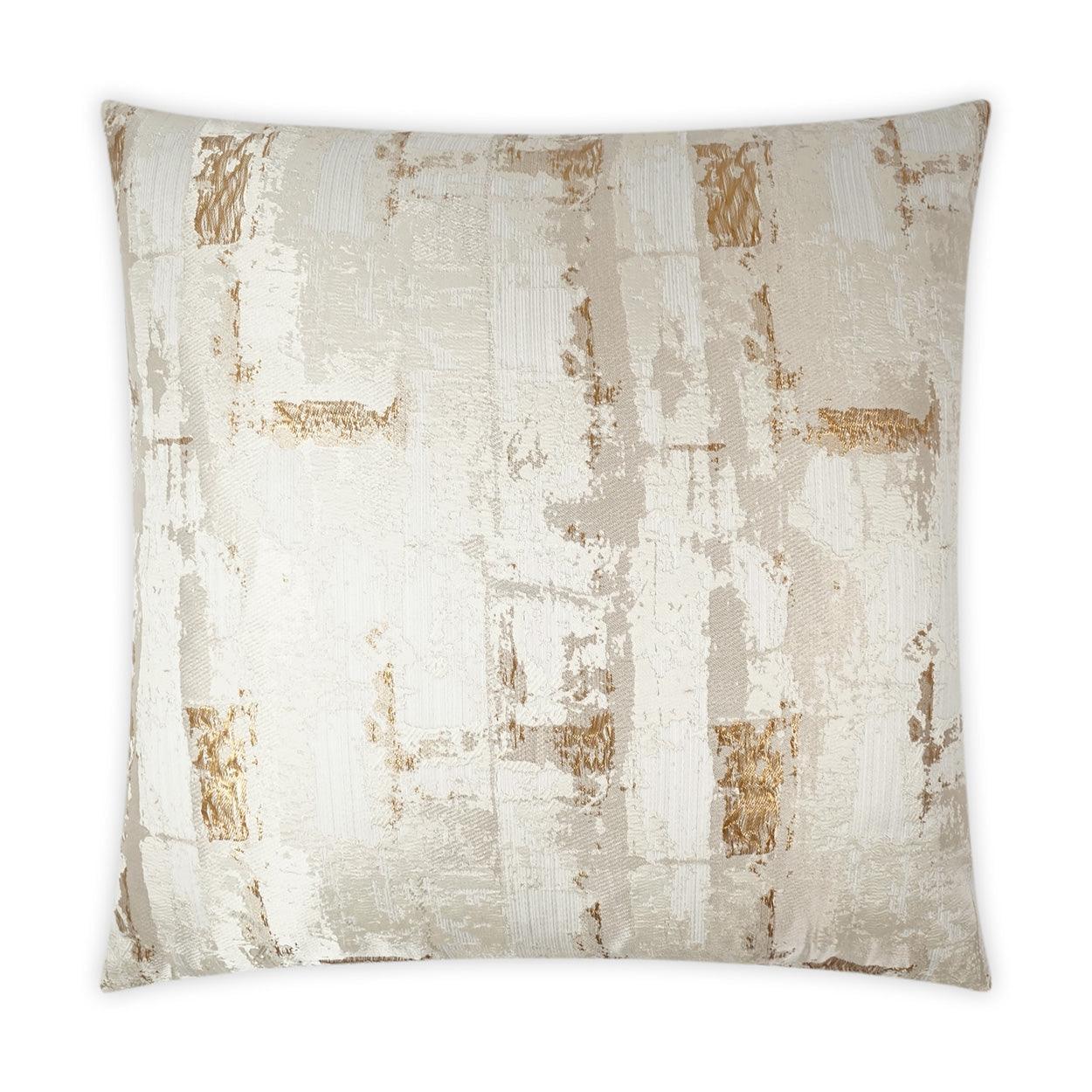 London Glam Gold Large Throw Pillow With Insert - Uptown Sebastian