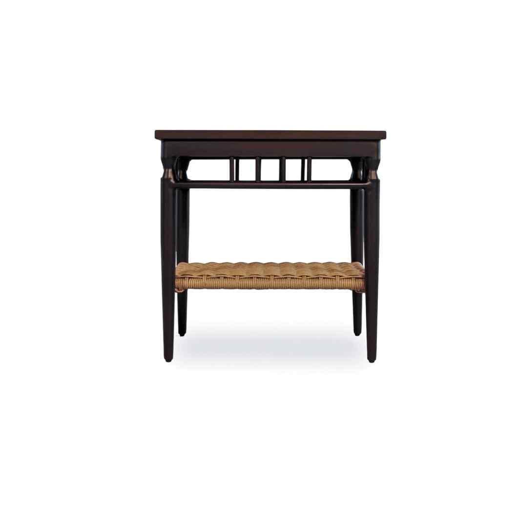 Low Country 24&quot; Rectangular End Table Premium Wicker Furniture - Uptown Sebastian