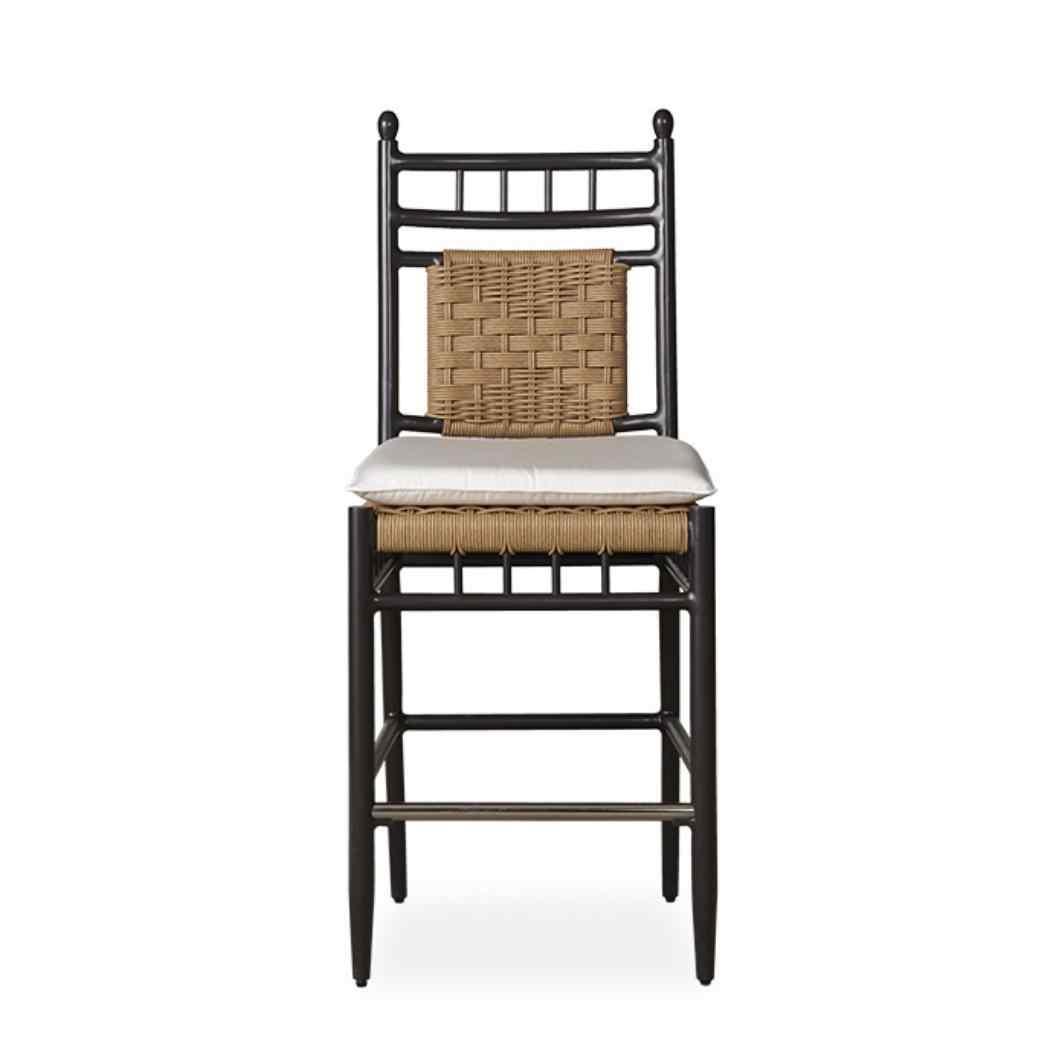 Low Country Armless Bar Stool Premium Wicker Furniture Lloyd Flanders - Uptown Sebastian