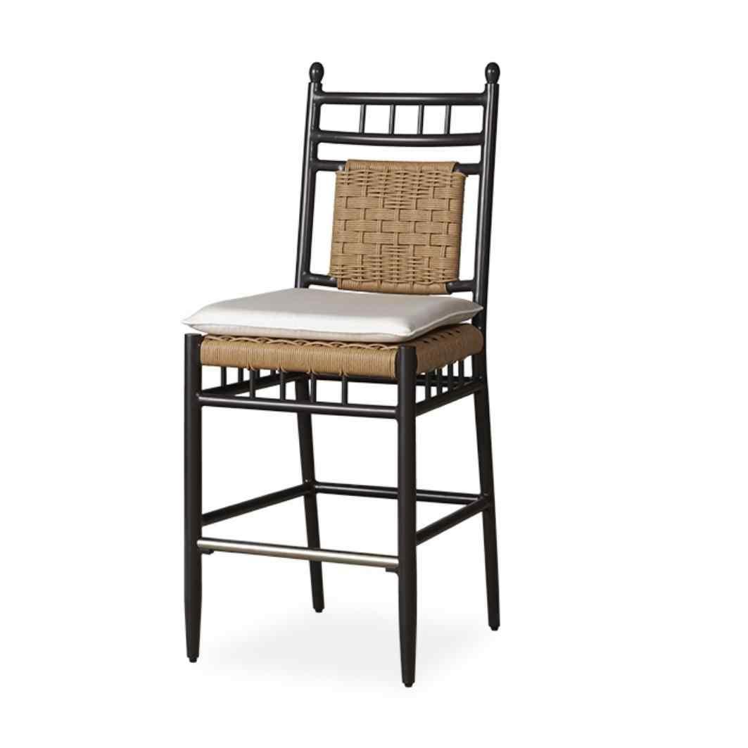 Low Country Armless Bar Stool Premium Wicker Furniture Lloyd Flanders - Uptown Sebastian