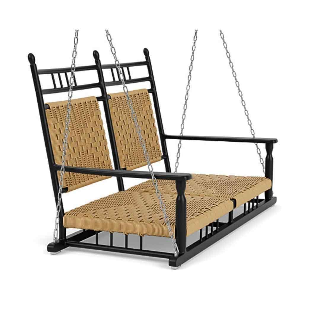 Low Country Cushionless Porch Swing Premium Wicker Furniture - Uptown Sebastian