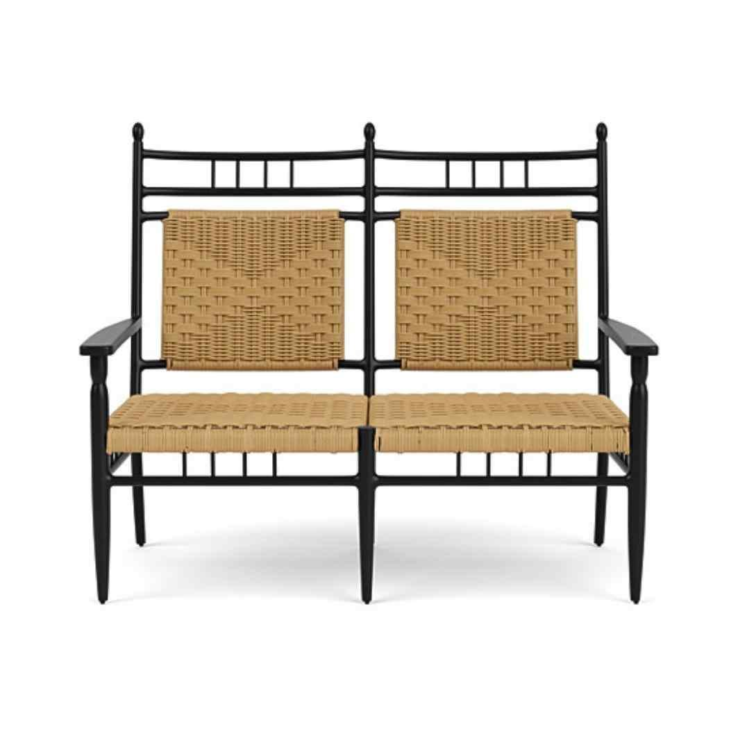 Low Country Cushionless Settee Premium Wicker Furniture Lloyd Flanders - Uptown Sebastian