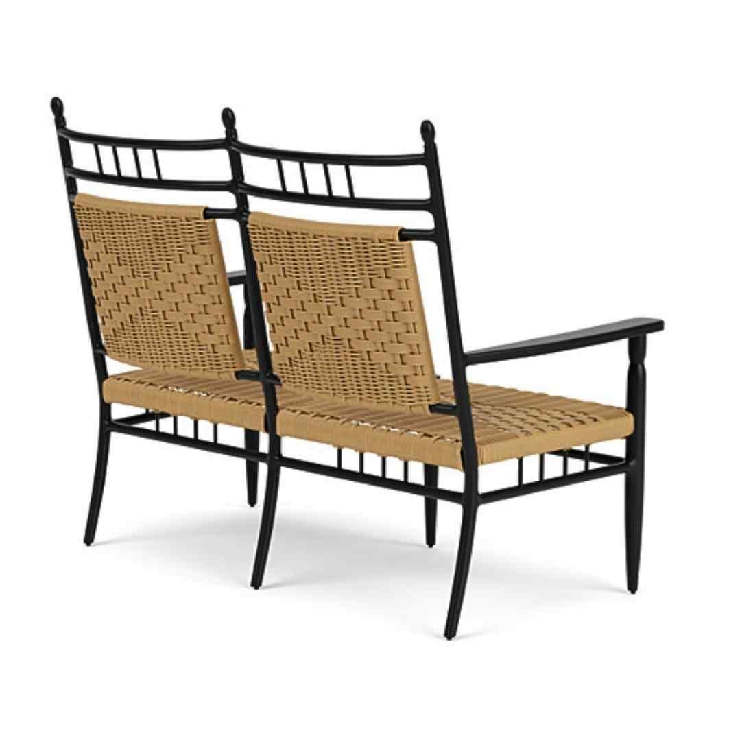 Low Country Cushionless Settee Premium Wicker Furniture Lloyd Flanders - Uptown Sebastian