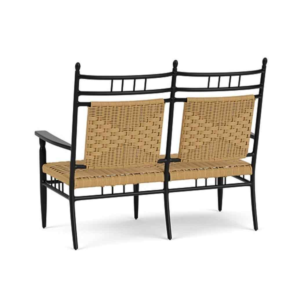 Low Country Cushionless Settee Premium Wicker Furniture Lloyd Flanders - Uptown Sebastian