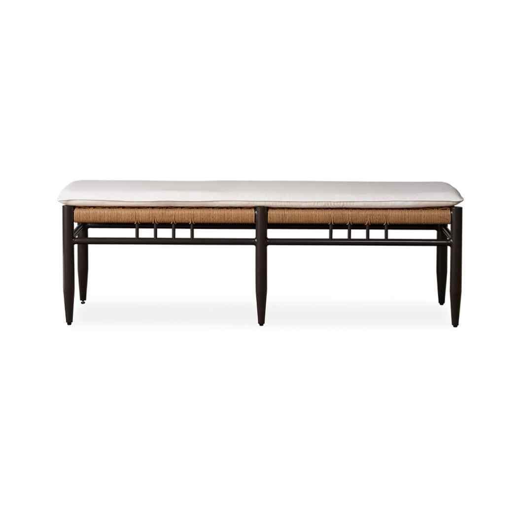 Low Country Dining Bench Premium Wicker Furniture Lloyd Flanders - Uptown Sebastian