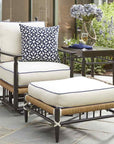 Low Country Glider Lounge Chair Premium Wicker Furniture Lloyd Flanders - Uptown Sebastian