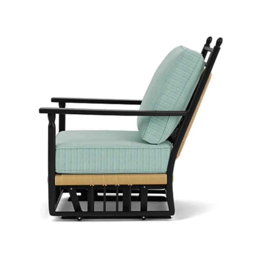 Low Country Glider Lounge Chair Premium Wicker Furniture Lloyd Flanders - Uptown Sebastian