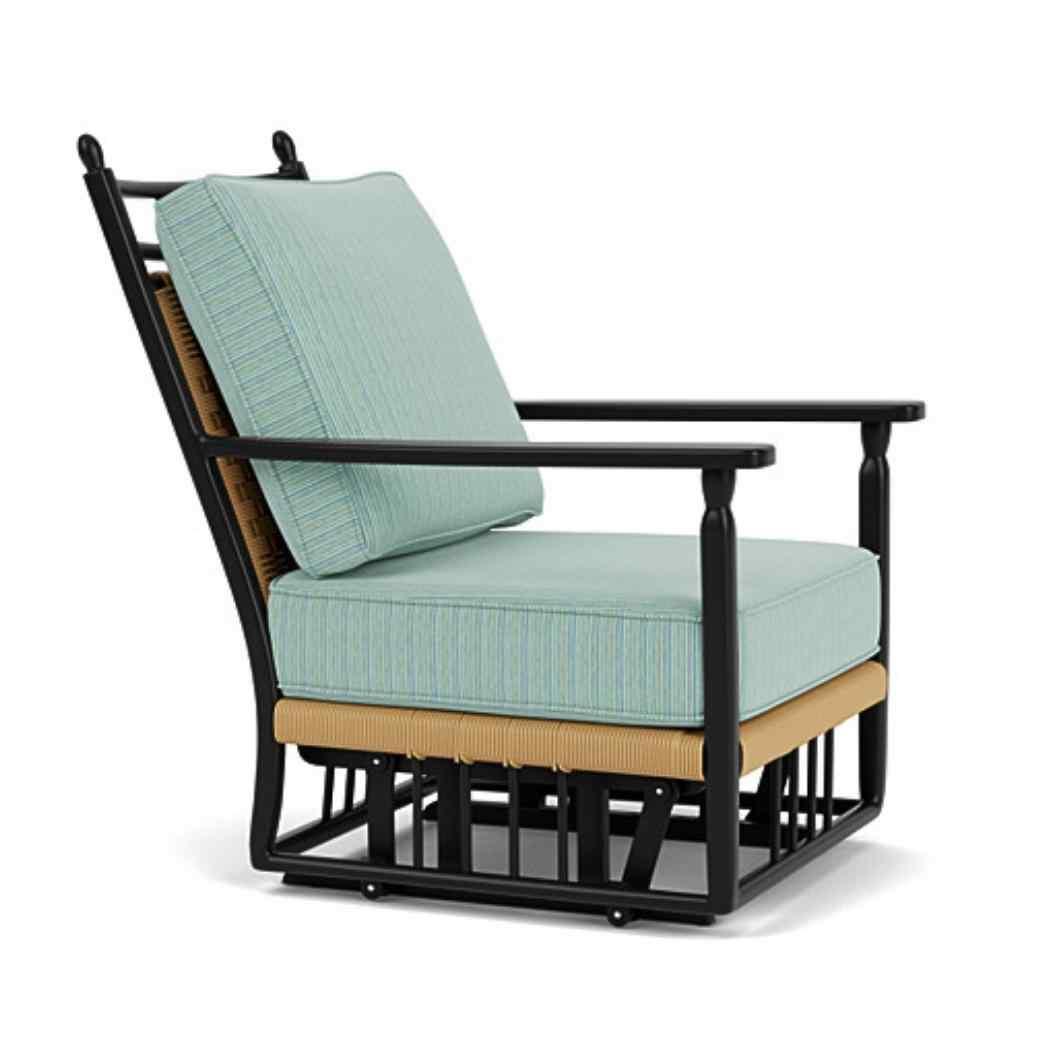 Low Country Glider Lounge Chair Premium Wicker Furniture Lloyd Flanders - Uptown Sebastian