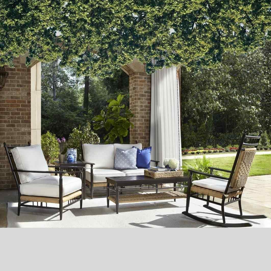 Low Country Outdoor Replacement Cushions For Lounge Chair Lloyd Flanders - Uptown Sebastian