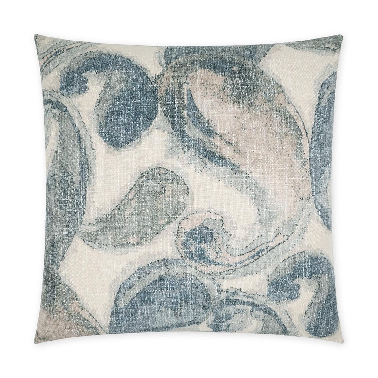 Lucerne Blue Transitional Blue Large Throw Pillow With Insert - Uptown Sebastian
