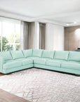 Luxurious Malibu Top Grain Leather L-Shaped Sectional Couch - Uptown Sebastian