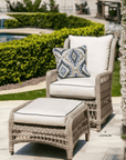 Mackinac Patio Furniture Wicker Outdoor Patio Lounge Chair Lloyd Flanders - Uptown Sebastian