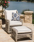 Mackinac Patio Furniture Wicker Outdoor Patio Lounge Chair Lloyd Flanders - Uptown Sebastian