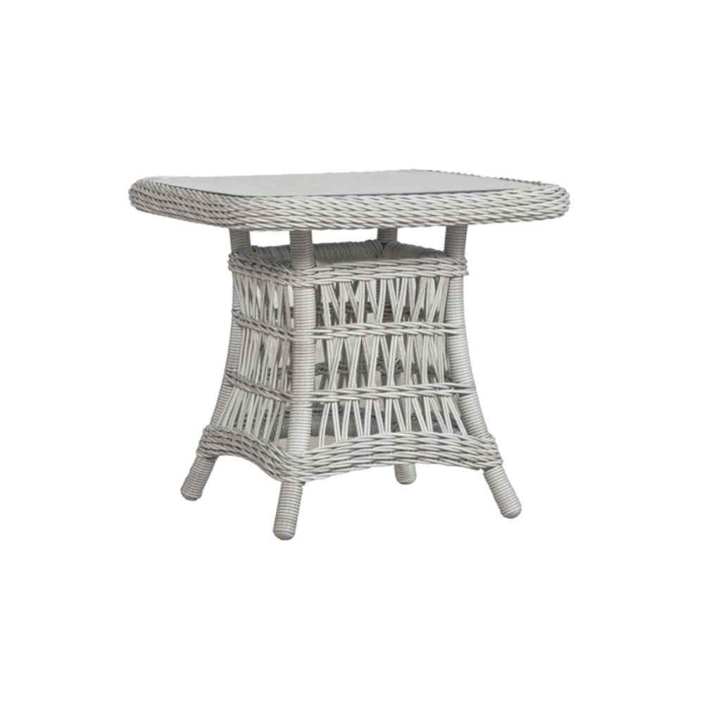 Mackinac Wicker All Weather Square End Table Lloyd Flanders - Uptown Sebastian