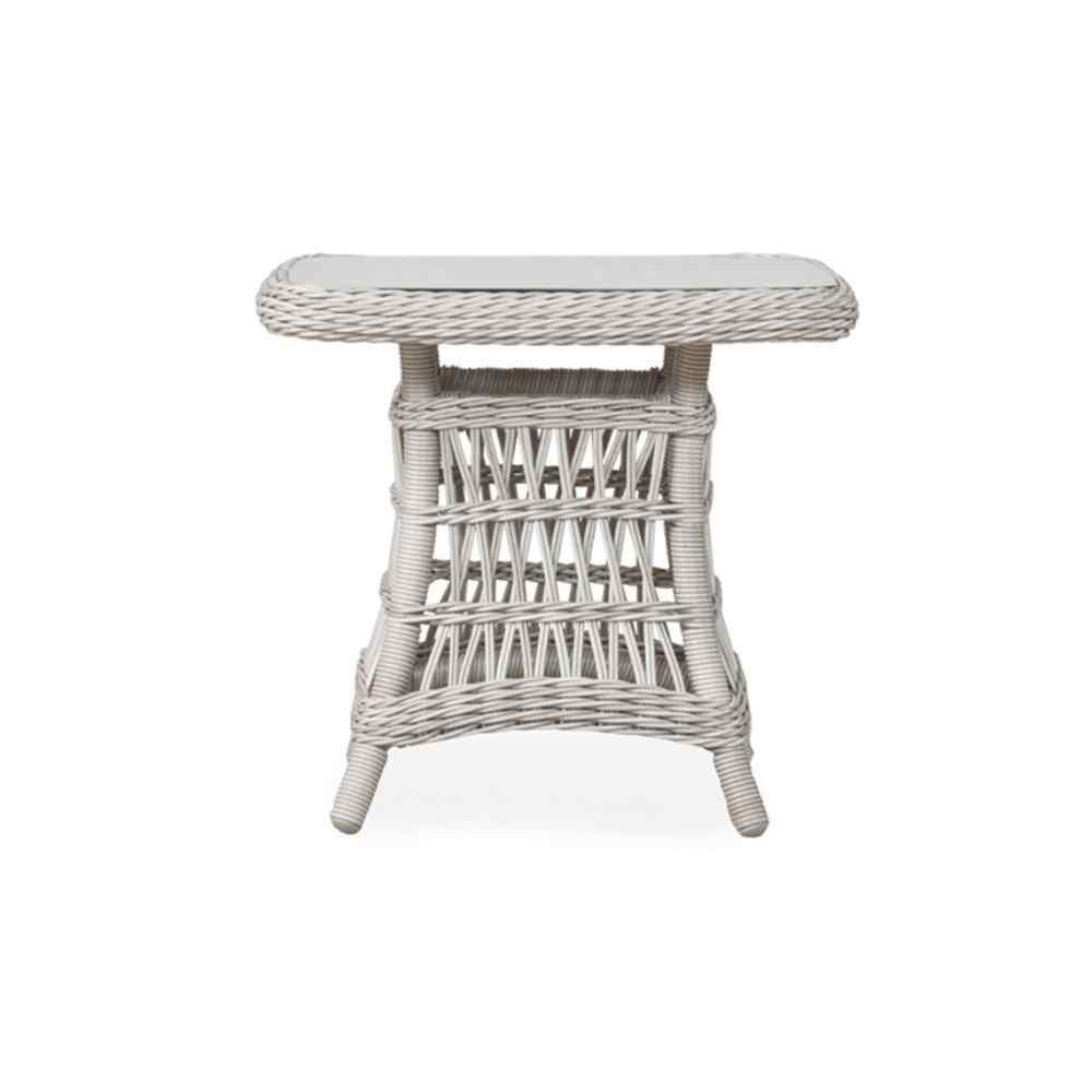 Mackinac Wicker All Weather Square End Table Lloyd Flanders - Uptown Sebastian