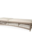 Mackinac Wicker Outdoor Adjustable Chaise Lounge With Cushions - Uptown Sebastian