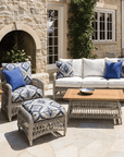 Mackinac Wicker Outdoor All Weather Wicker Sofa With Cushions - Uptown Sebastian