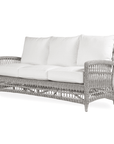 Mackinac Wicker Outdoor All Weather Wicker Sofa With Cushions - Uptown Sebastian