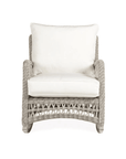 Mackinac Wicker Outdoor Rocker Lounge Chair With Cushions Lloyd Flanders - Uptown Sebastian