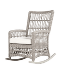 Mackinac Wicker Rocking Porch Lounge Set With Cushions Lloyd Flanders - Uptown Sebastian