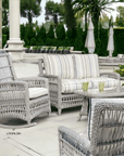 Mackinac Wicker Rocking Porch Lounge Set With Cushions Lloyd Flanders - Uptown Sebastian