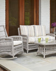 Mackinac Wicker Rocking Porch Lounge Set With Cushions Lloyd Flanders - Uptown Sebastian