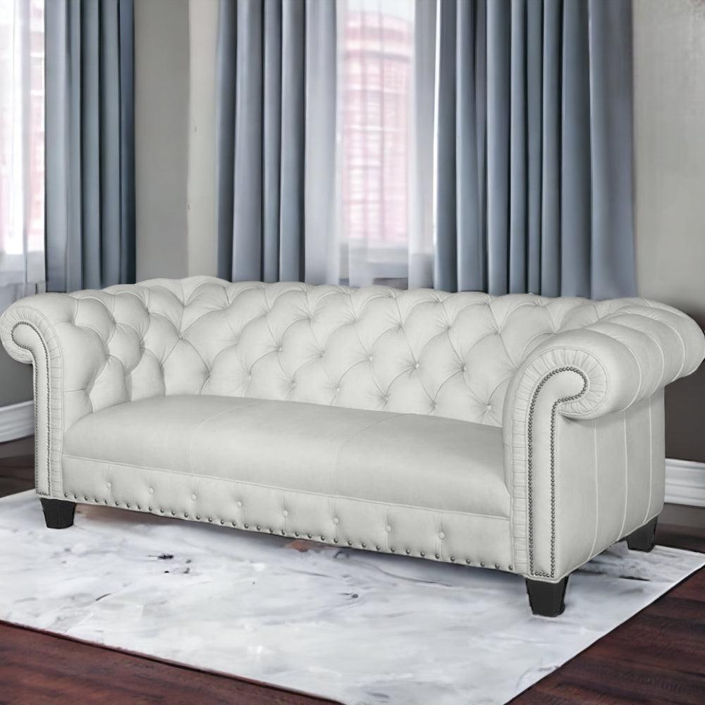 Majestic Canyon Custom Leather Couch - American Crafted - Uptown Sebastian