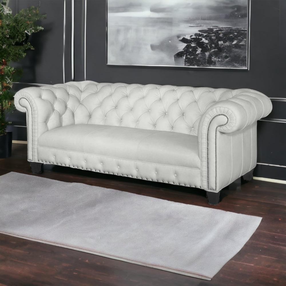 Majestic Canyon Custom Leather Couch - American Crafted - Uptown Sebastian