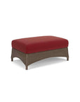 Mandalay Large Ottoman Premium Wicker Furniture Lloyd Flanders - Uptown Sebastian