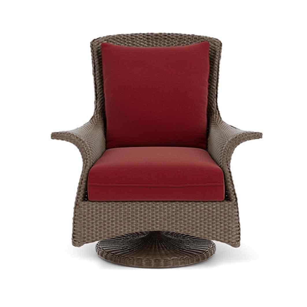 Mandalay Swivel Rocker Lounge Chair Premium Wicker Furniture - Uptown Sebastian