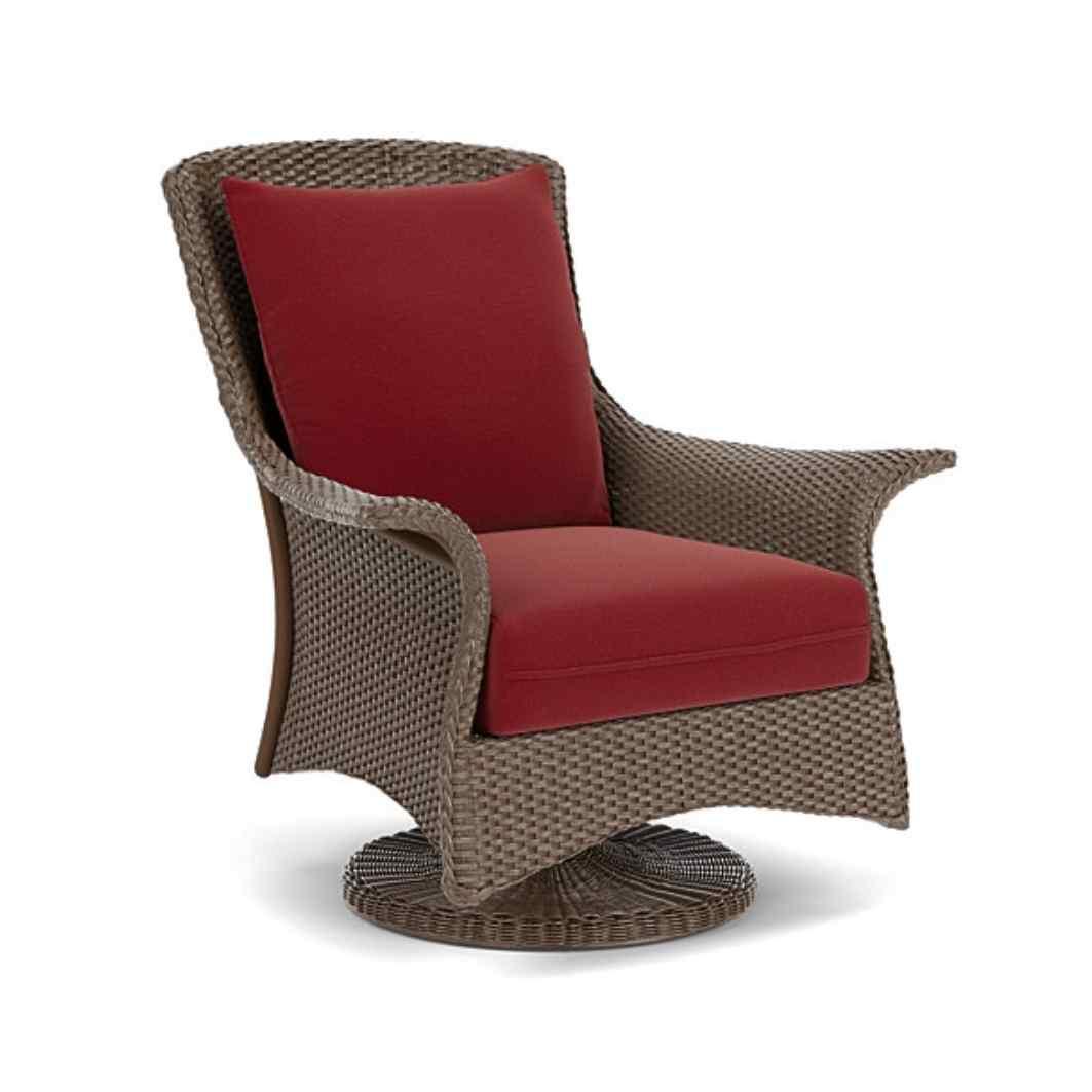 Mandalay Swivel Rocker Lounge Chair Premium Wicker Furniture - Uptown Sebastian