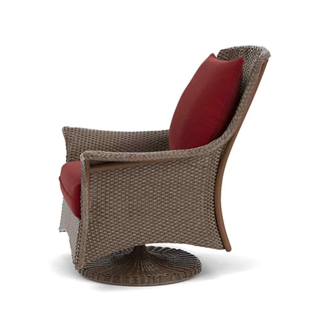 Mandalay Swivel Rocker Lounge Chair Premium Wicker Furniture - Uptown Sebastian