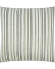 Marisol Taupe Stripes Tan Taupe Large Throw Pillow With Insert - Uptown Sebastian