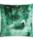 Massa Malachite Green Turquoise Teal Large Throw Pillow With Insert - Uptown Sebastian