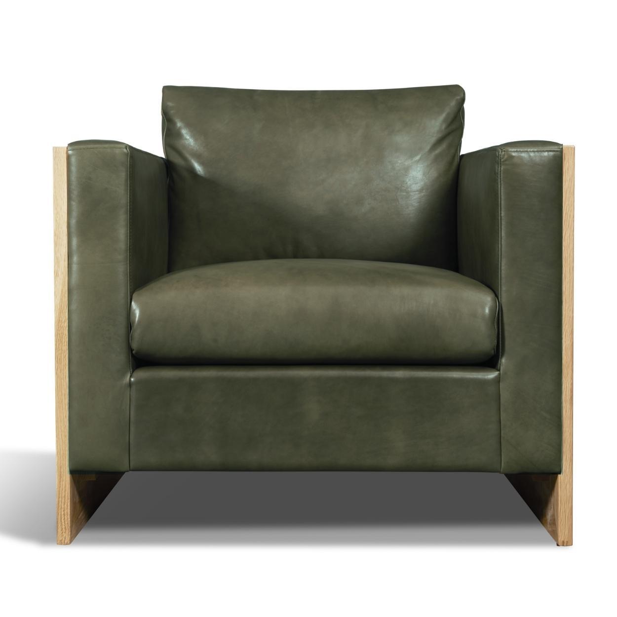 Mendenhall Premium Made to Order Leather Club Chair - Uptown Sebastian