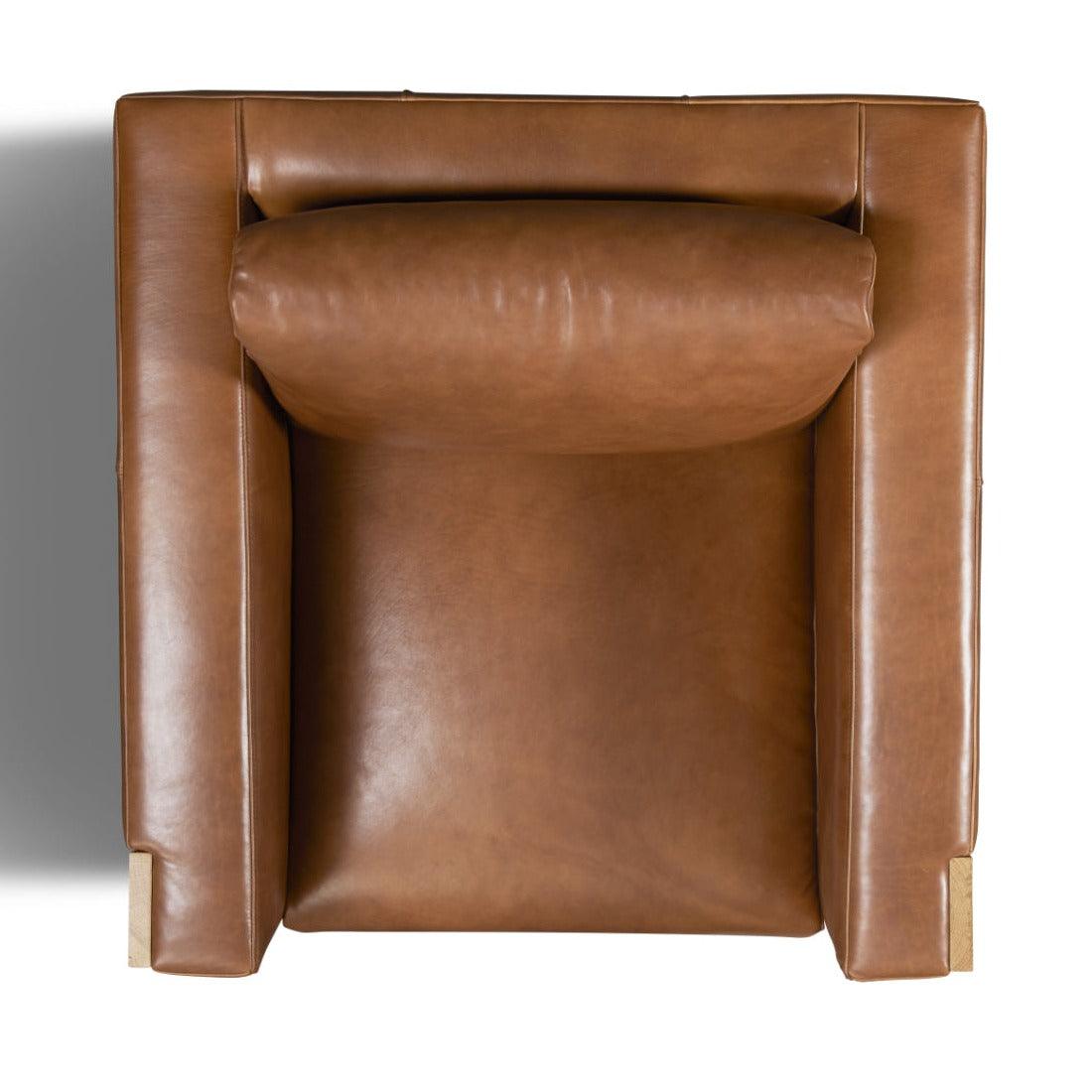 Mendenhall Premium Made to Order Leather Club Chair - Uptown Sebastian