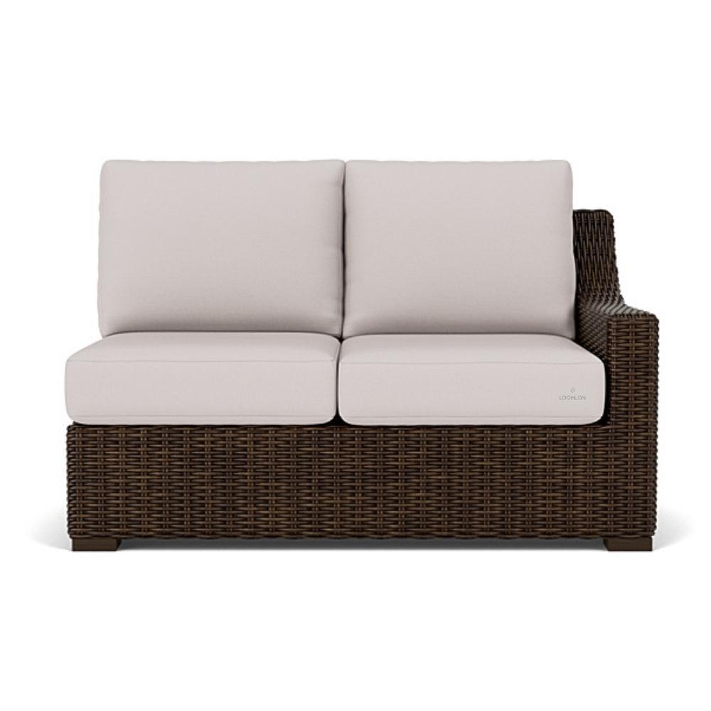 Mesa Left Arm Loveseat Premium Wicker Furniture Lloyd Flanders - Uptown Sebastian