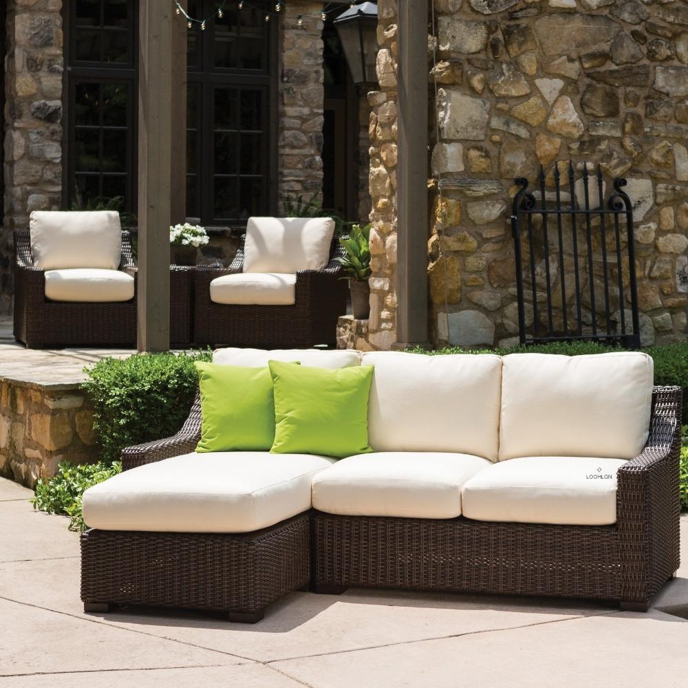 Mesa Outdoor Replacement Cushions For Right Arm Loveseat - Uptown Sebastian