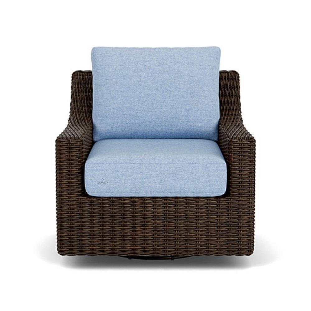 Mesa Swivel Glider Lounge Chair Premium Wicker Furniture - Uptown Sebastian