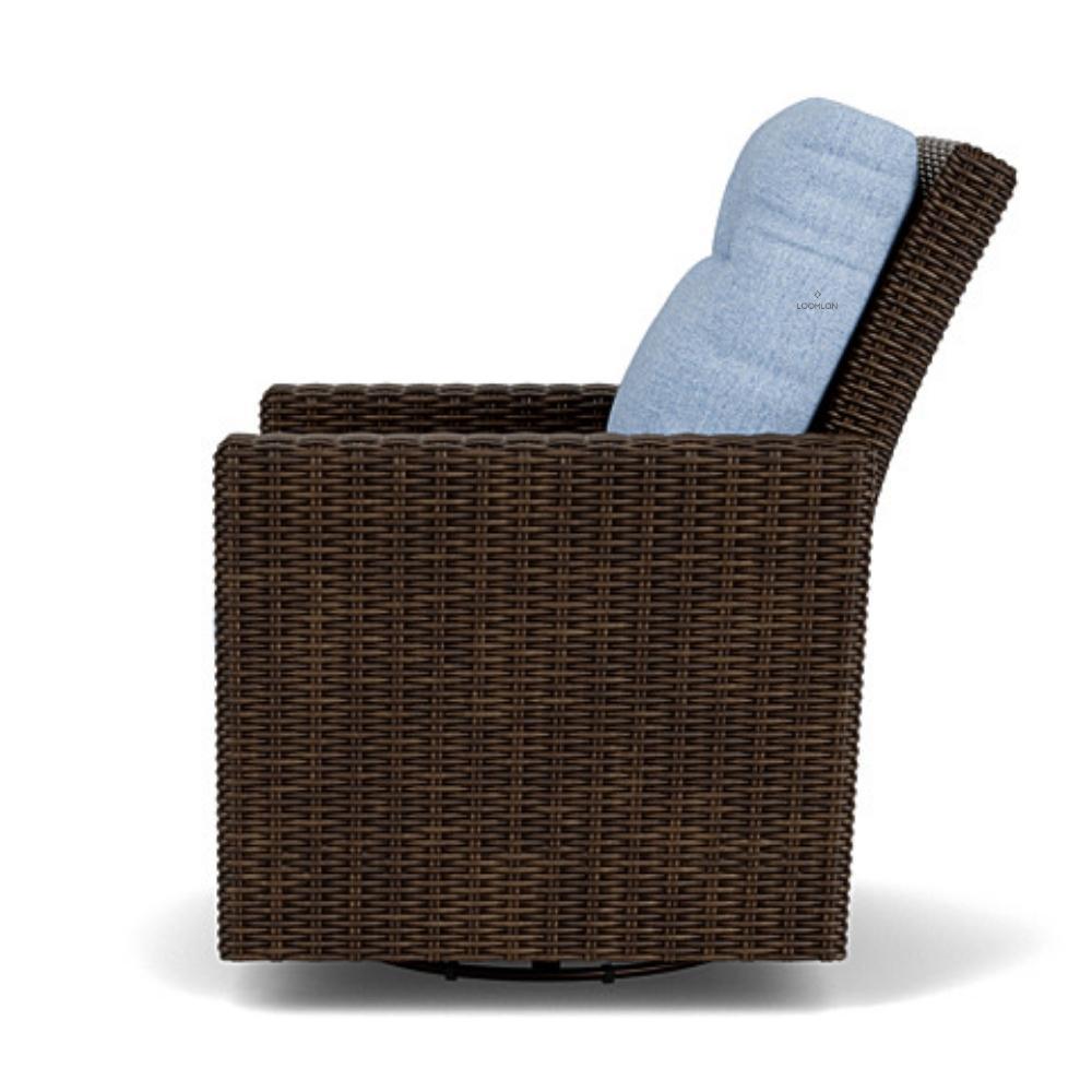 Mesa Swivel Glider Lounge Chair Premium Wicker Furniture - Uptown Sebastian