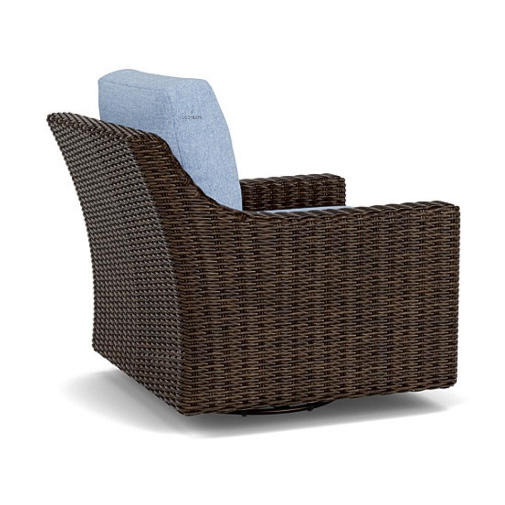 Mesa Swivel Glider Lounge Chair Premium Wicker Furniture - Uptown Sebastian