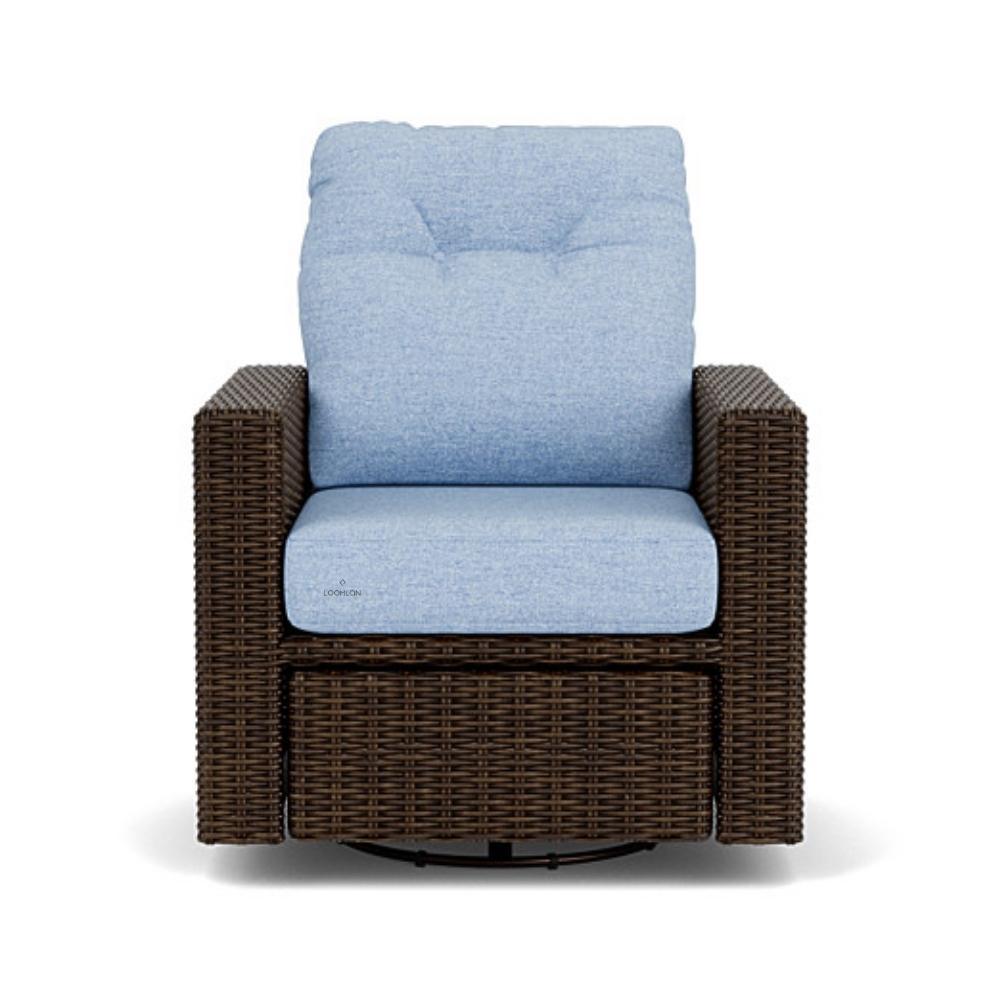 Mesa Swivel Glider Lounge Chair Premium Wicker Furniture - Uptown Sebastian