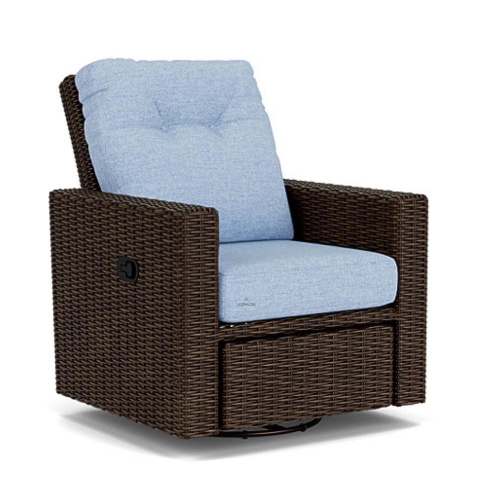 Mesa Swivel Glider Lounge Chair Premium Wicker Furniture - Uptown Sebastian