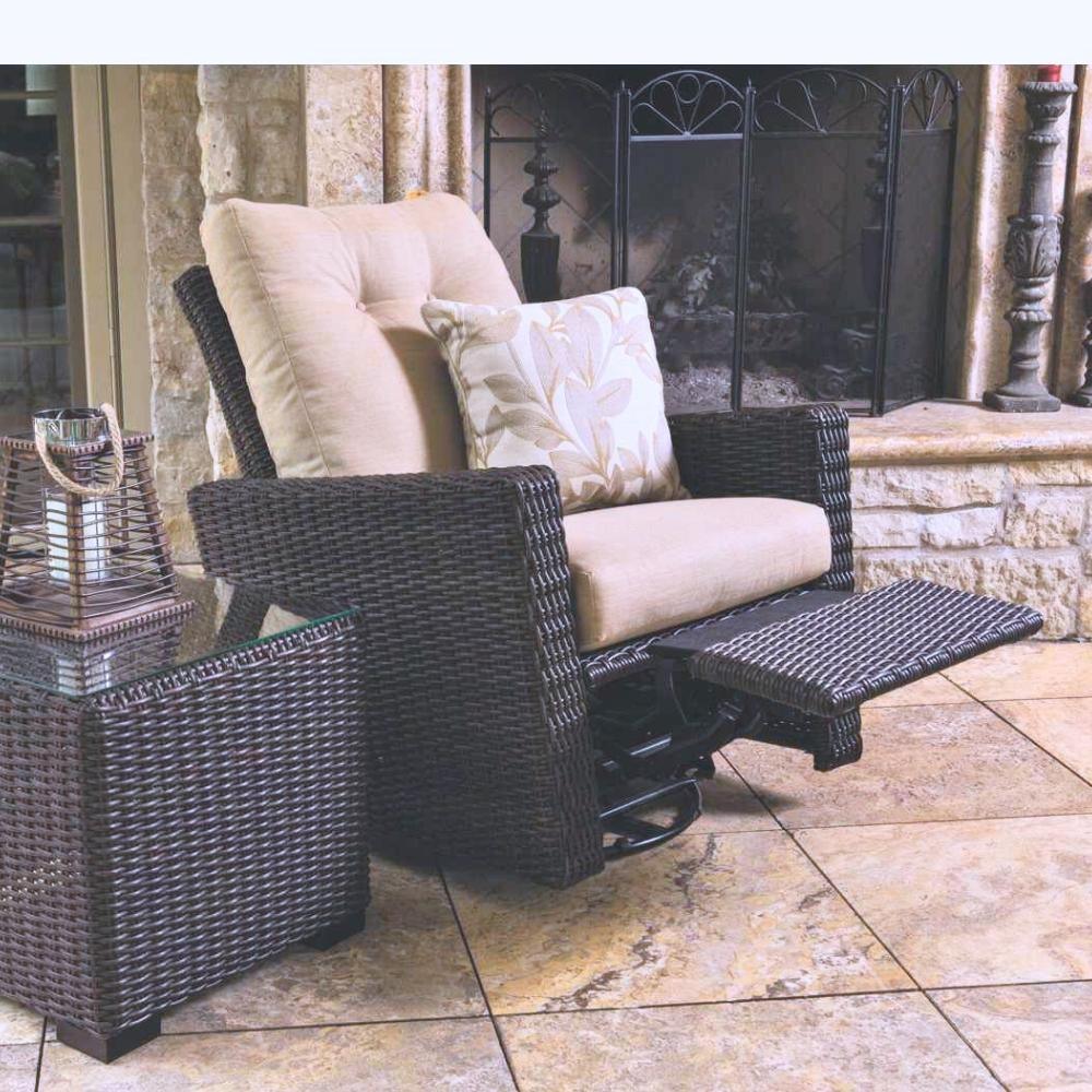 Mesa Swivel Glider Recliner Premium Wicker Furniture Lloyd Flanders - Uptown Sebastian