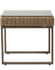 Milan 25" Square End Table Premium Wicker Furniture Made In USA - Uptown Sebastian