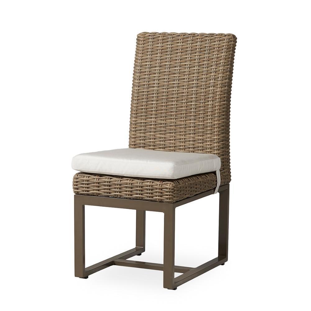 Milan Armless Dining Chair Premium Wicker Furniture Made In USA - Uptown Sebastian